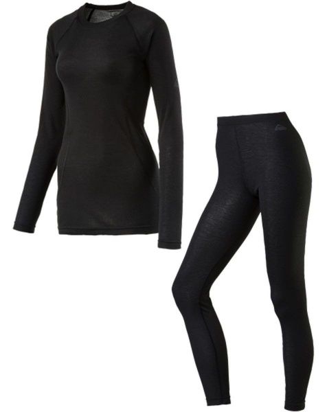 Комплект термобілизни McKinley SET Yael/Yana 251004-57 42 чорний
