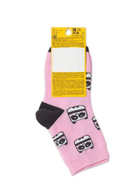 Шкарпетки для дівчаток Conte-Kids 21С-90СПЕ 645 р.16 світло-рожевий 