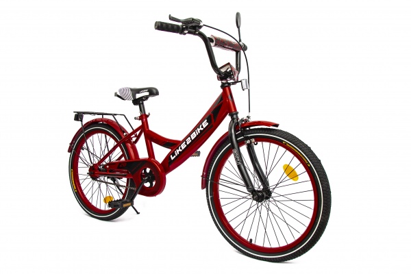 Велосипед дитячий Like2bike 20'' Sky вишневий 212001 