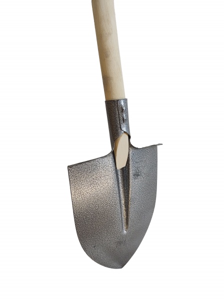 Лопата штикова Strend Рго сіра з держаком