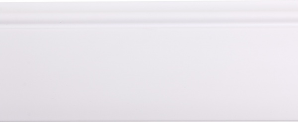 Плінтус King Floor JX06-W білий 2000x80x13 мм 
