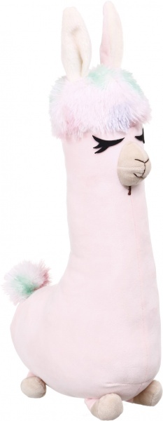 Подушка-обнимашка Лама 22x47 см розовый Гулівер Країна 