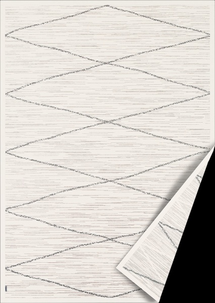 Килим Narma KAURI white 160x230 см двосторонній 