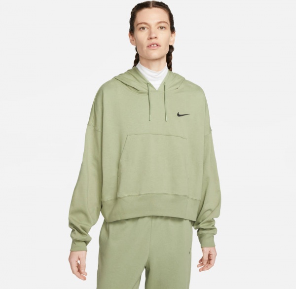 Джемпер Nike W NSW JRSY OS PO HOODIE DM6417-386 р.L зелений
