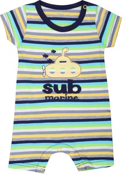 Комплект Фламинго для мальчиков желтый/полоска р.62 423-129 