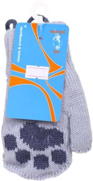 Варежки ДАЙС Puppy р.11 серый 13830200 