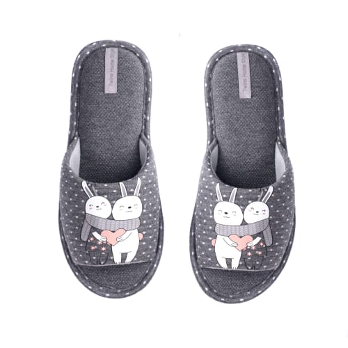 Капці домашні Twins HS-VL з наліпкою р.40 сірий 