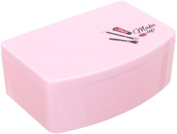 Органайзер для косметики із дзеркалом NR 17610004 рожевий 