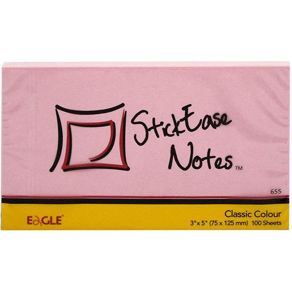 Блоки бумажные самоклеющиеся Eagle 655 микс 75х125мм 100шт