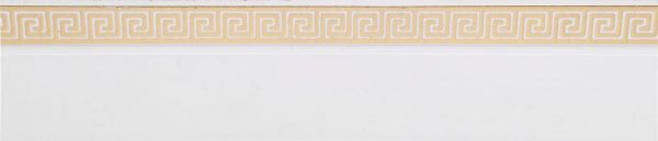 Декоративна накладка Bella Vita 4,7 см білий із золотистим 