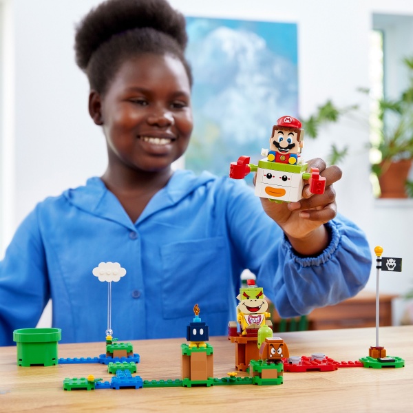 Конструктор LEGO Super Mario Додатковий набір «Автомобіль-клоун» Боузера-молодшого 71396