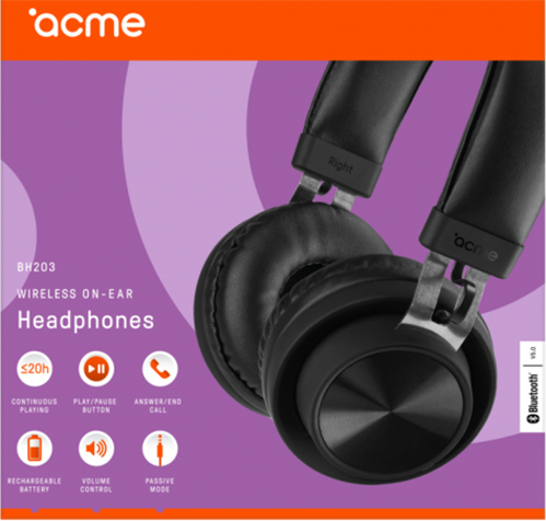 Гарнитура Acme BH203 Bluetooth headset (4770070879436) 