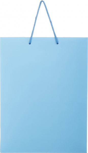 Пакет подарунковий блакитний 400x300x170 мм