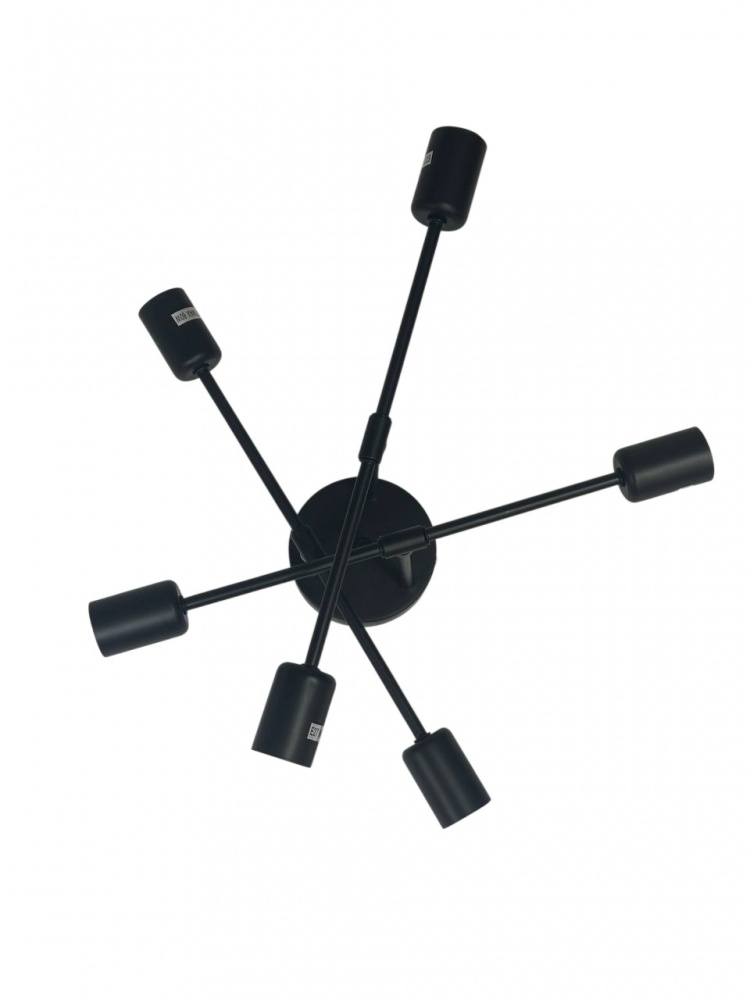 Люстра ELIOS 6x5 Вт E27 чорний DL1016