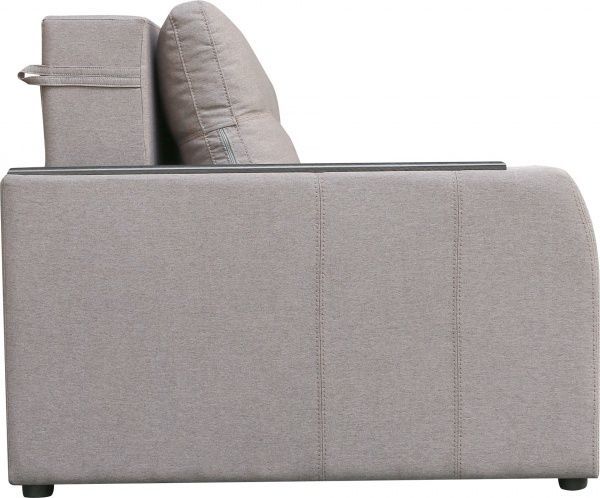 Диван прямий Кедр Плейн права ніша бежевий 2400x1030 мм