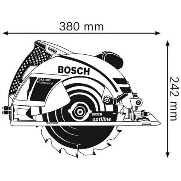 Пила дисковая Bosch Professional GKS 190