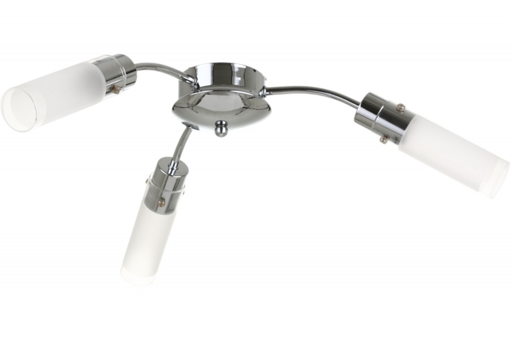 Світильник стельовий Accento lighting Camellia 3x40 Вт E14 хром ALPL-BL19230-3