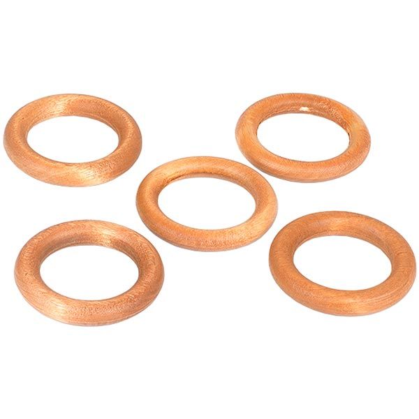 Комплект колец Дельфа СФ28.4.02.09.005 вишня 5 шт