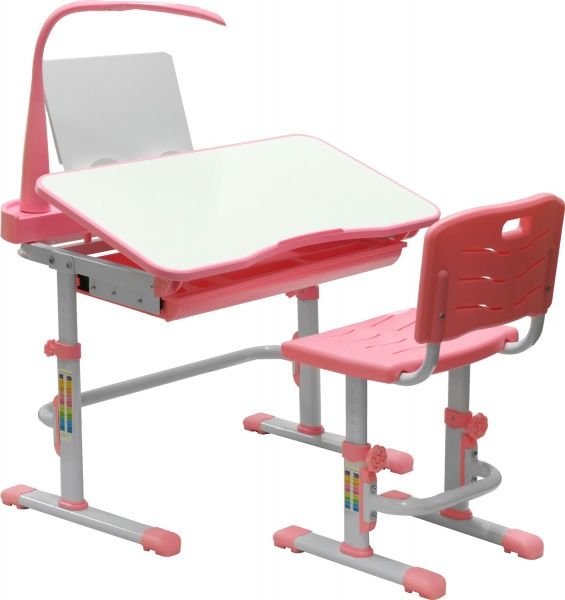 Комплект Evo-kids парта і стілець Evo-18 (з лампою) PN