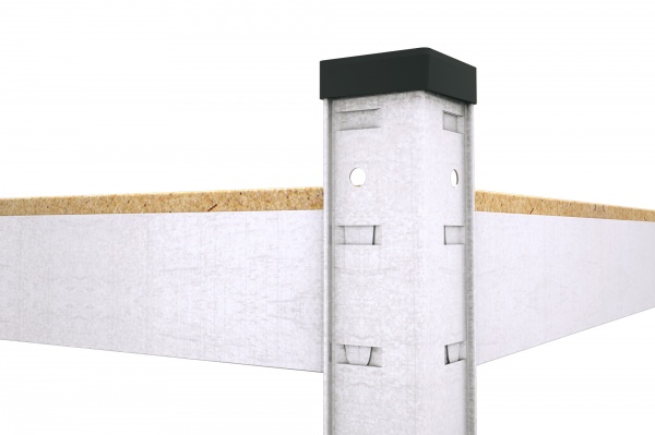 Стеллаж металлический Меткас 1800x600x400 мм сталь 