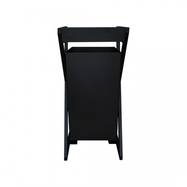 Урна вулична для сміття з попільничкою С3-50 50 л чорний