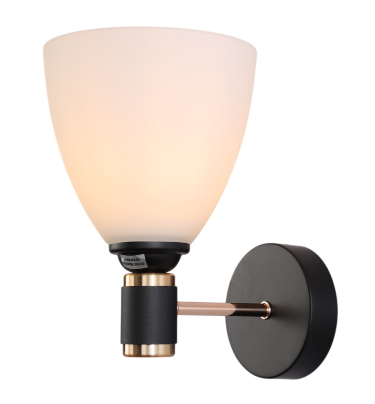 Бра WunderLicht Lounge 60 Вт Е27 черный с золотом KK5161-11