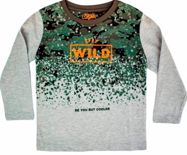 Футболка LOSAN р.92 сірий 1349 