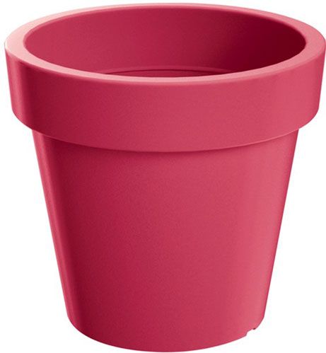 Горшок пластиковый Prosperplast Lofly круглый 1л малиновый (70709-207) 