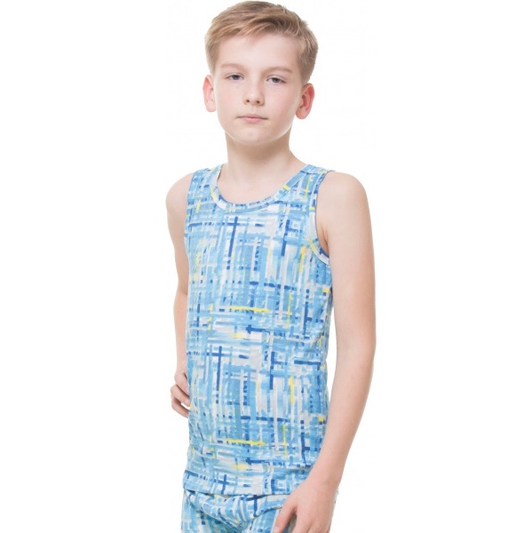 Майка детская для мальчиковдетские KOSTA Майка детская р.122 синий 