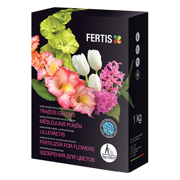 Добриво для квітів Arvi Fertis НПК 12-8-16+МЕ 1 кг