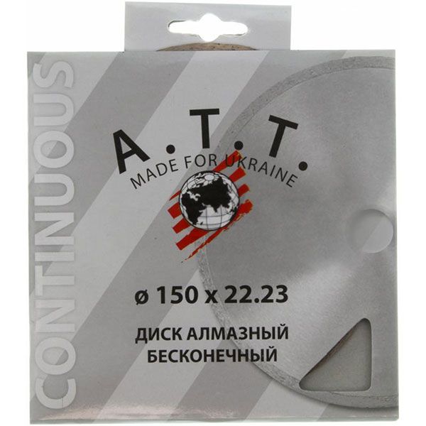 Диск алмазний відрізний A.T.T.  150x2,2x22,2 кераміка 4310008