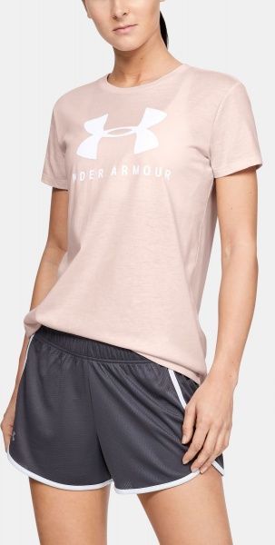 Футболка Under Armour GRAPHIC SPORTSTYLE CLASSIC CREW 1346844-675 S рожевий