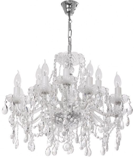 Люстра подвесная Crystal Life 12x40 Вт E14 хром A2320LM-4-8CC 