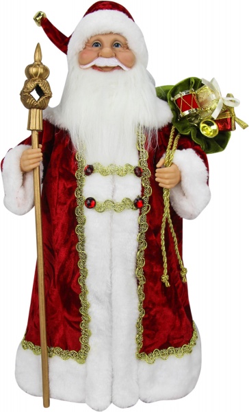 Декорация новогодняя Art Trend Creation Limited Дед Мороз с игрушками ST18-71143-1 46 см 