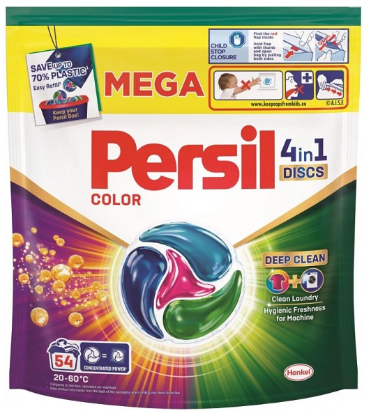 Капсулы для машинной стирки Persil Диски Колор 54 шт.