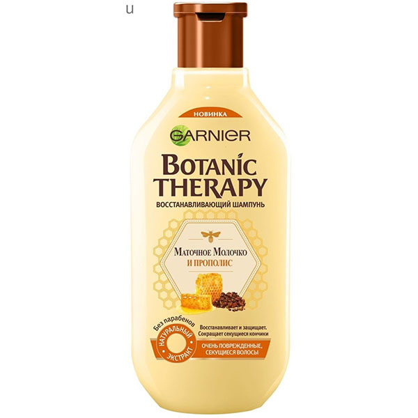 Шампунь Garnier Botanic Therapy Мед і прополіс для пошкодженого та посіченого волосся 250 мл