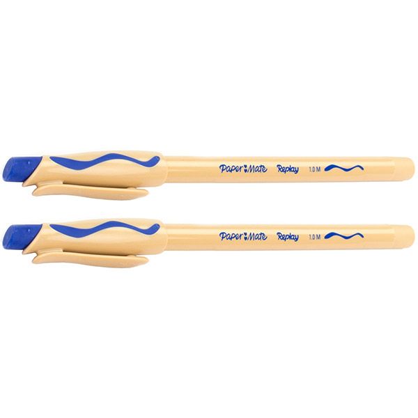 Ручка шариковая Paper Mate Replay Power синяя 2 шт