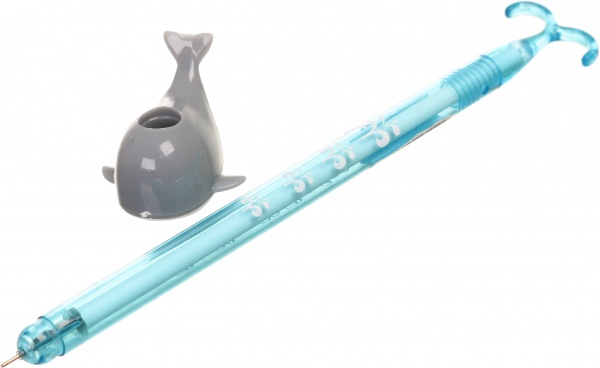 Ручка гелева Кашалот синя 