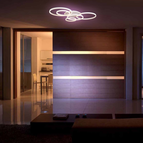 Світильник світлодіодний LightMaster CE2140 GALAXY круг з пультом 185 Вт білий 3000-6500 К