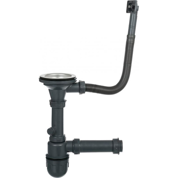 Мойка врезная Family Fam 6550D в комплекте с сифоном