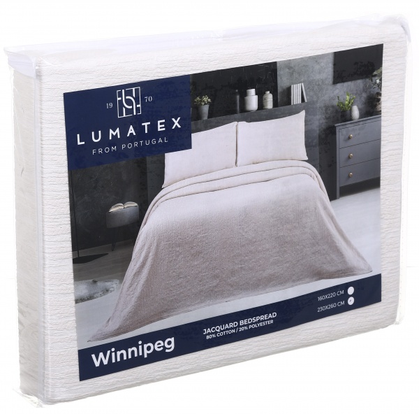 Покривало Winnipeg 230x260 см lumatex екрю 