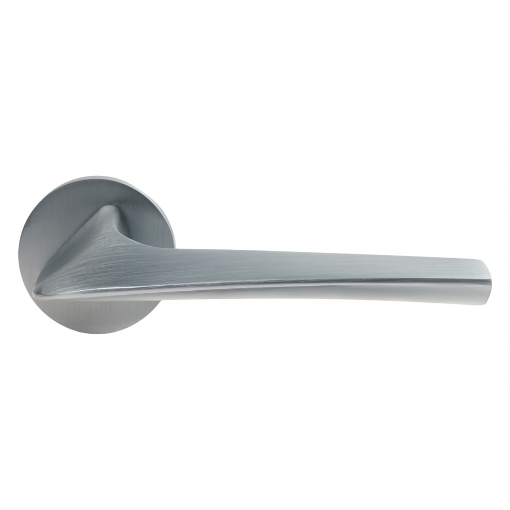 Ручка на розетке Linde A-2028 SC сатин хром