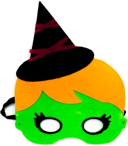 Набір карнавальний Хелловін зелений із помаранчевим 513320 
