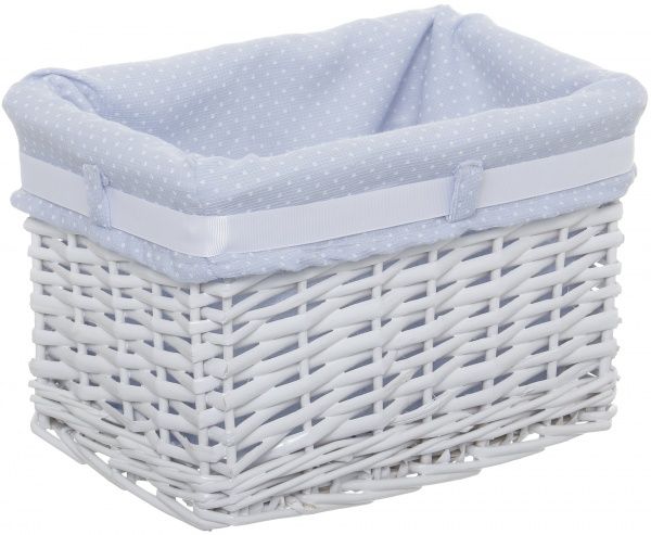 Кошик плетений з текстилем 31x22x20 см HQ13-4TK-4 