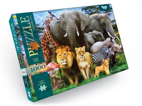 Пазли Danko Toys 1000 ел. с.10 №9 Animal Planet С1000-10-09
