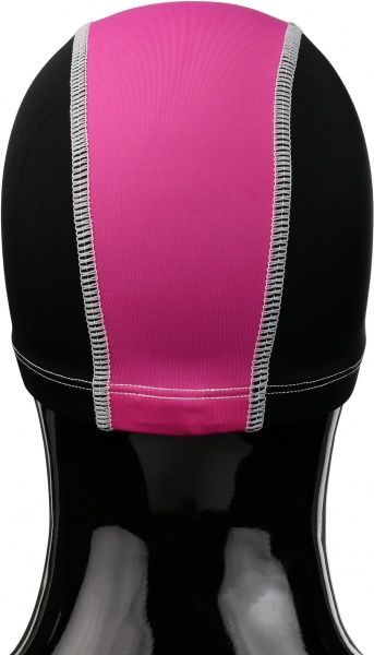 Шапочка для плавания Arena UNIX 91278-22 one size черный с розовым
