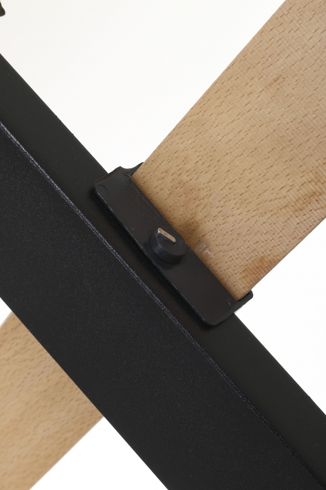 Каркас для кровати металлический без ножек 160x200 черный