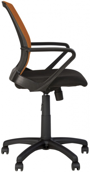 Крісло Nowy Styl FLY GTP BLACK (CH) OH/9 C-11 помаранчевий 