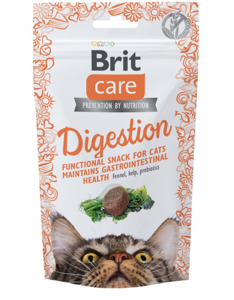 Ласощі Brit Care Snack Digestion з тунцем 50 г
