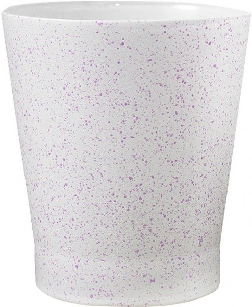 Кашпо скляне Soendgen Salinas Effect круглий 2л біло-ліловий (1310-0015-2406) 